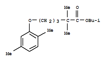 Isobutyl 2,2-dimethyl-5-(2,5-xylyloxy)valerate
