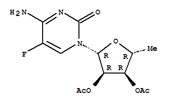 2',3'-Di-O-acetyl-5'-deoxy-5-fuluro-D-cytidine