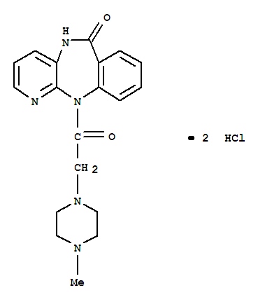 11-[2-(4-Methylpiperazin-1-yl)acetyl]-5H-pyrido[2,3-b][1,4]benzodiazepin-6-one dihydrochloride